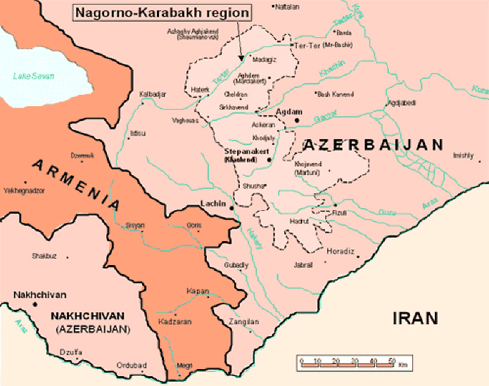 daglik karabag Ermenistan azerbaycan